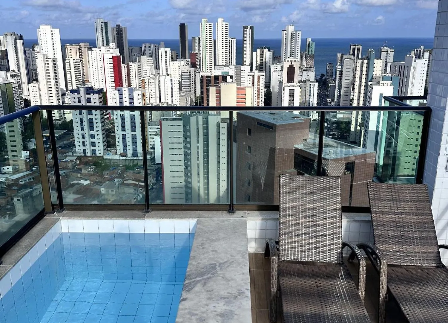 Flat 26º Andar Com Vista Para O Mar- Proximo Ao Shopping E A Praia De Boa Viagem レシフェ 0*,